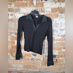 Ali & Kris Black Blouse vintage Y2K
